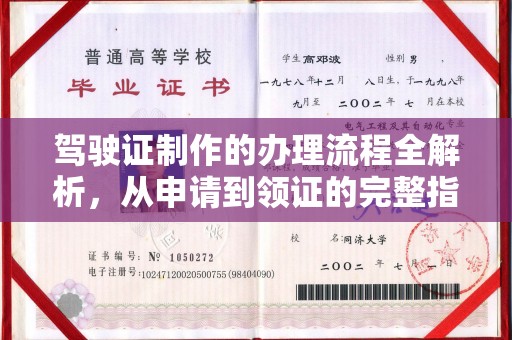 类乌齐驾驶证制作的办理流程全解析，从申请到领证的完整指南